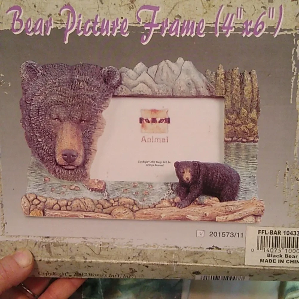 🐻 Bear Picture frame and 🐺 Wolf votive holder